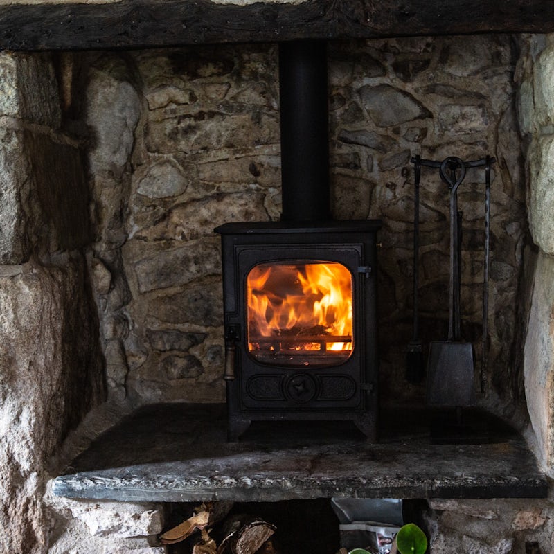 Gather round the wood-burning stove