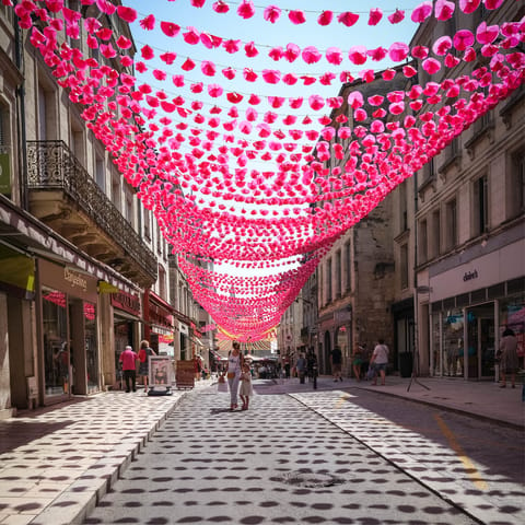 Spend the day in Périgueux for shopping and dining, eighty minutes away by car