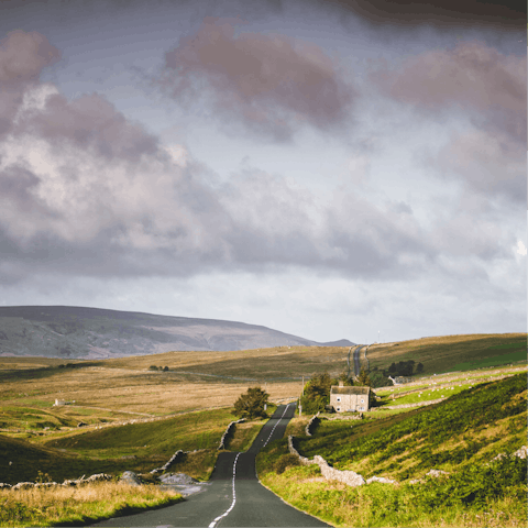 Explore the rolling Yorkshire Dales on your doorstep or drive into Skipton