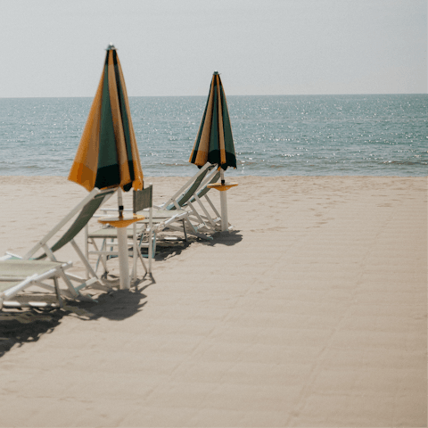 Hop in the car for a morning at the seaside – Viareggio is just a short drive away