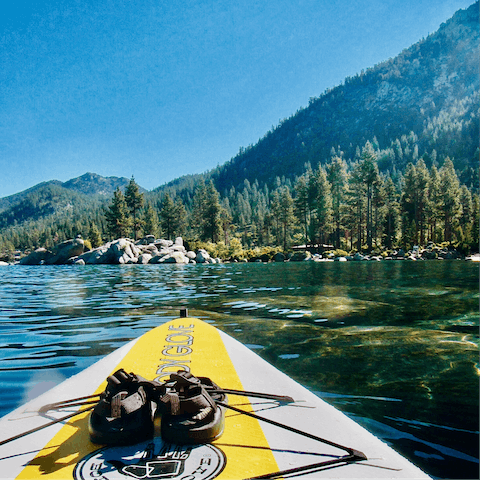 Hop in the car and be on the banks of Lake Tahoe in a quarter of an hour
