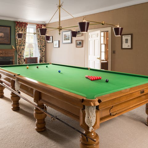 Get competitive in the games room