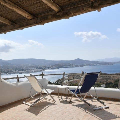 Wake up and pad out to the balcony to drink in the unbeatable views