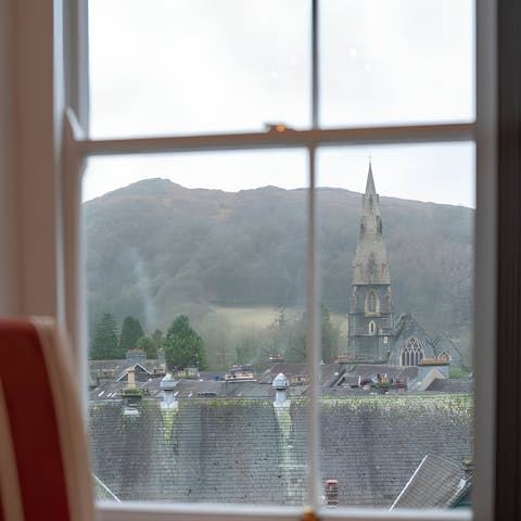 Admire wonderful Lake District views from every window of this home