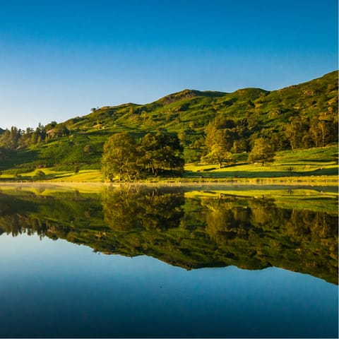 Take in the stunning scenery of nearby Rydal Water