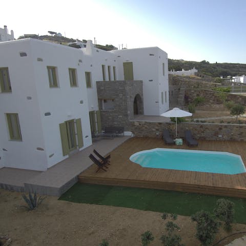 Lounge by your own private pool