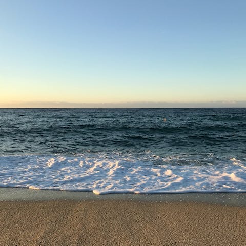 Spend the day at the shore – you’re just a three-minute walk from two hidden beaches