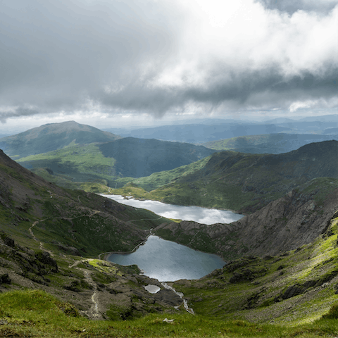 Explore the many delights of Snowdonia, all within easy reach of your home