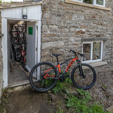Store your bikes in a secure, dedicated unit between adventures