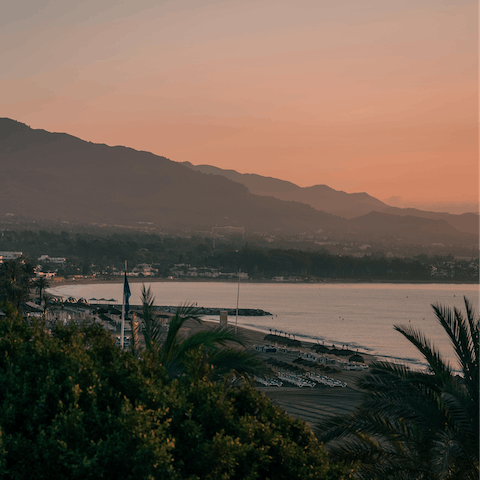 Explore Marbella's popular Golden Mile 