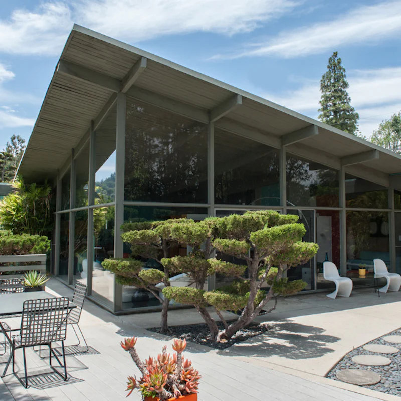 Stay in a stunning hillside home built in 1958 – it's been featured in design magazines