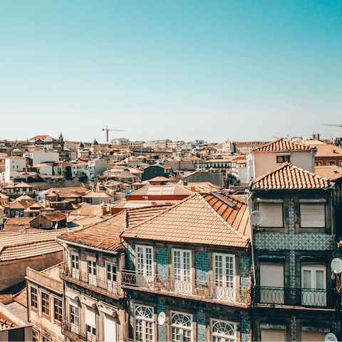 Explore the heart of Porto, minutes away from the apartment