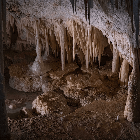 Visit the natural wonder of Castellana Grotte, only minutes away