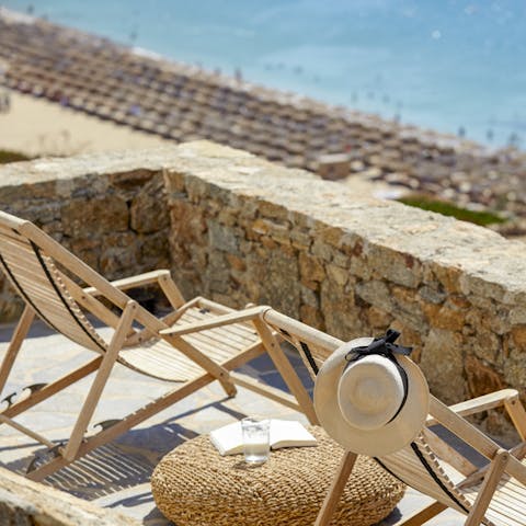 Bring your book to the balcony for a sunny read