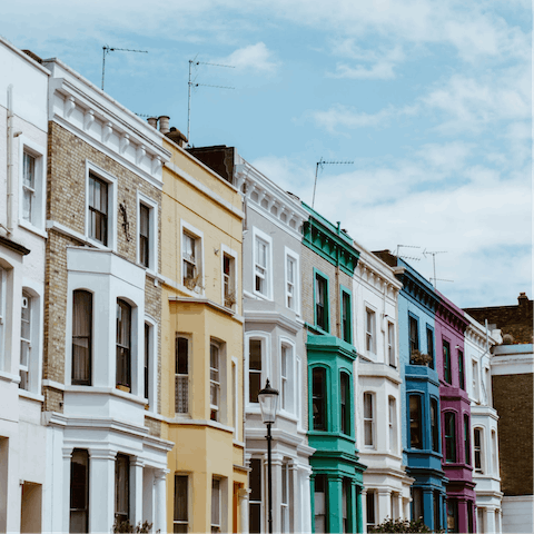 Stroll down to the iconic Portobello Road Market – Saturdays are not to be missed, though we'd recommend arriving early to beat the crowds