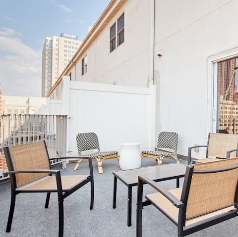 Soak up Georgia's glorious sunshine from the comfort of your private balcony