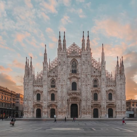 Visit the Duomo Cathedral, just twenty-five minutes away