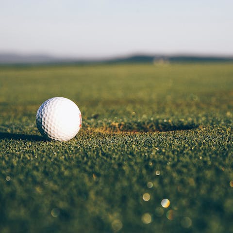 Practice your swing at the Rancho la Quinta Golf Club