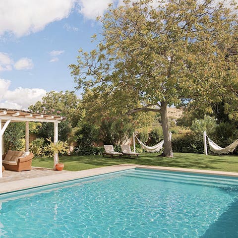 Embrace total relaxation whilst lounging by the pool