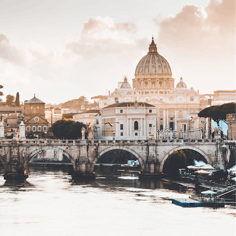 Explore the gorgeous city of Rome from your location in the Esquilino district