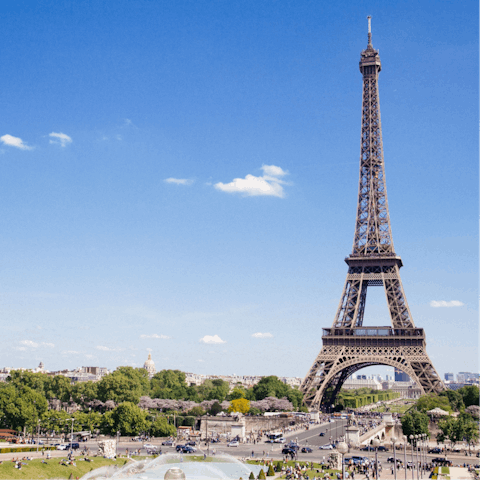 Ponder the parks and bustling streets of Paris