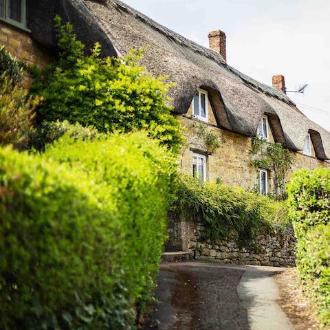 Stay in a historic thatched cottage