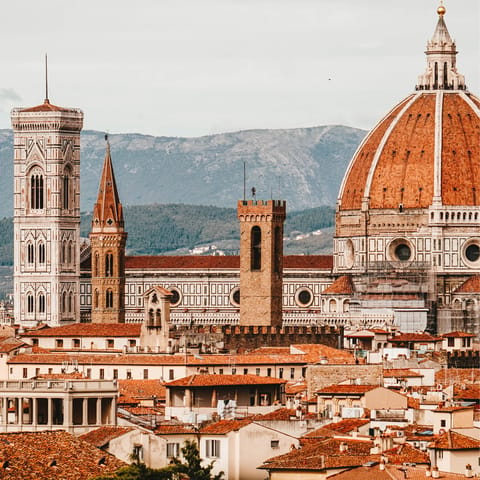 Drive over to nearby Florence for a day trip and explore its historic streets
