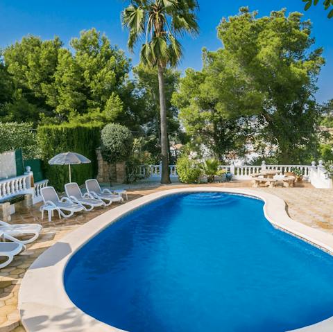 Make a beeline for the swimming pool and splash the day away
