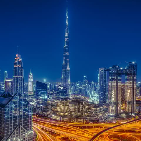 Stay in the heart of Downtown Dubai, close to the city's top sights