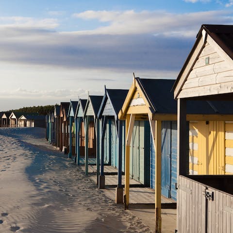 Pack your sun cream and beach towel and make the short five minute drive to West Wittering's blue flag beach
