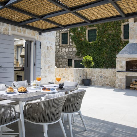 Light the barbecue and enjoy the magic of outdoor living 