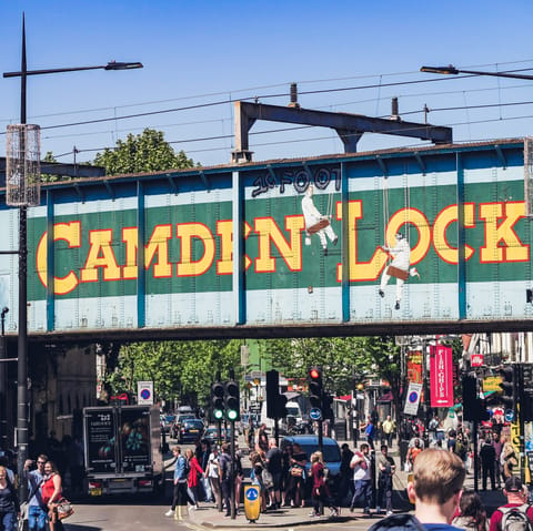 Spend a day exploring the vibrant Camden market