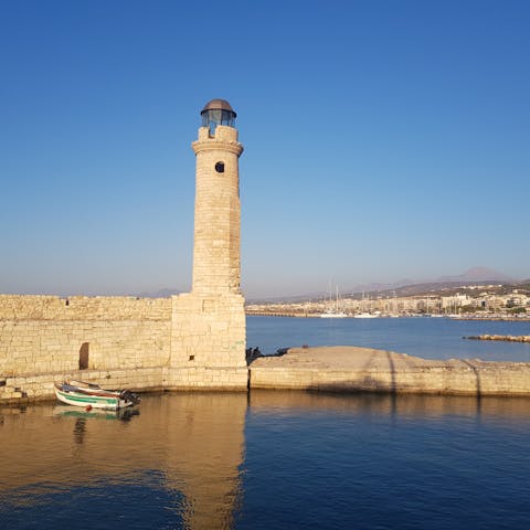 Make the 20km drive to Rethymno – the perfect spot for a day trip
