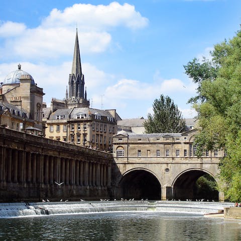 Explore the charming streets of Bath
