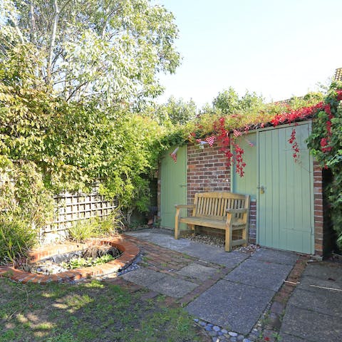 Head out to the garden and relax in the afternoon sunshine