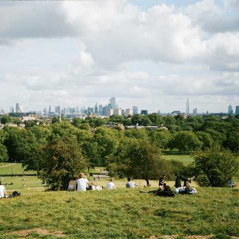 Hike to the top of Primrose Hill for show-stopping views of London