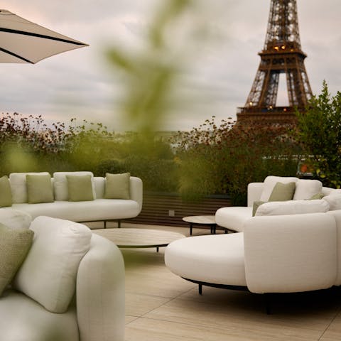 Fall in love with the majestic views from the roof terrace