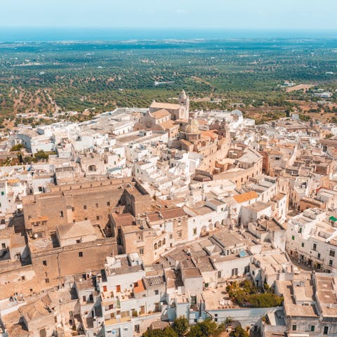 Discover the whitewashed hill towns and  Mediterranean coastline of Puglia