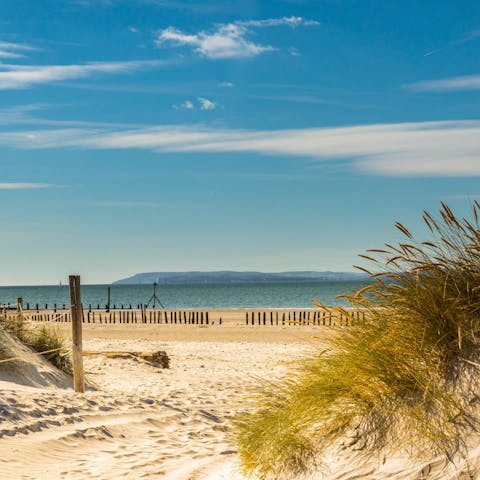 Enjoy a picnic on West Wittering’s Blue Flag beach, a five-minute drive away