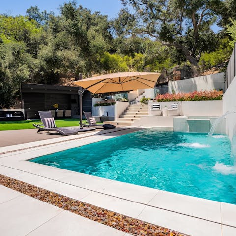Spend a relaxing afternoon lounging by the pool