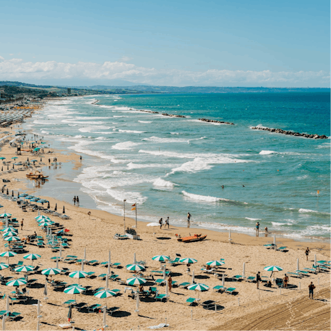 Be on the beach at Giulianova in just 10 minutes