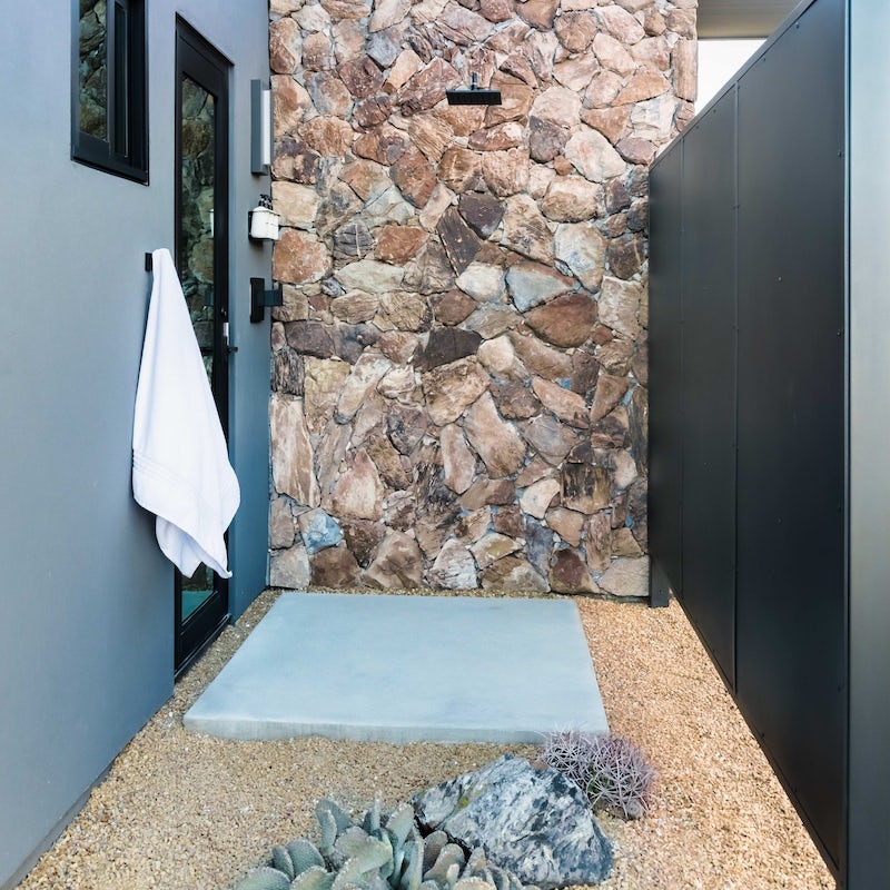 Cool off with an outdoor shower