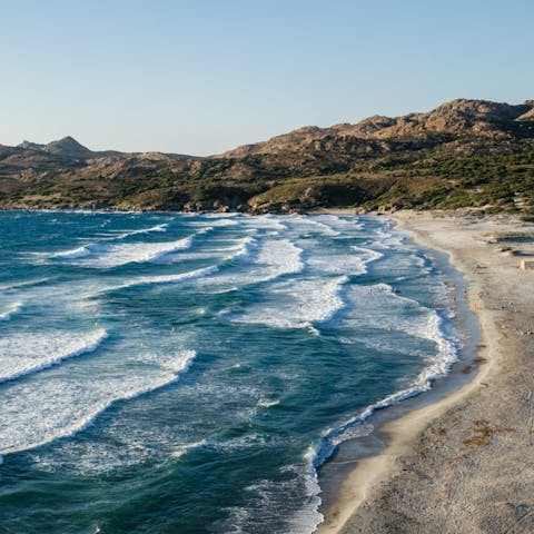 Explore the idyllic turquoise beaches of Grosseto-Prugna and Corsica's upmarket towns