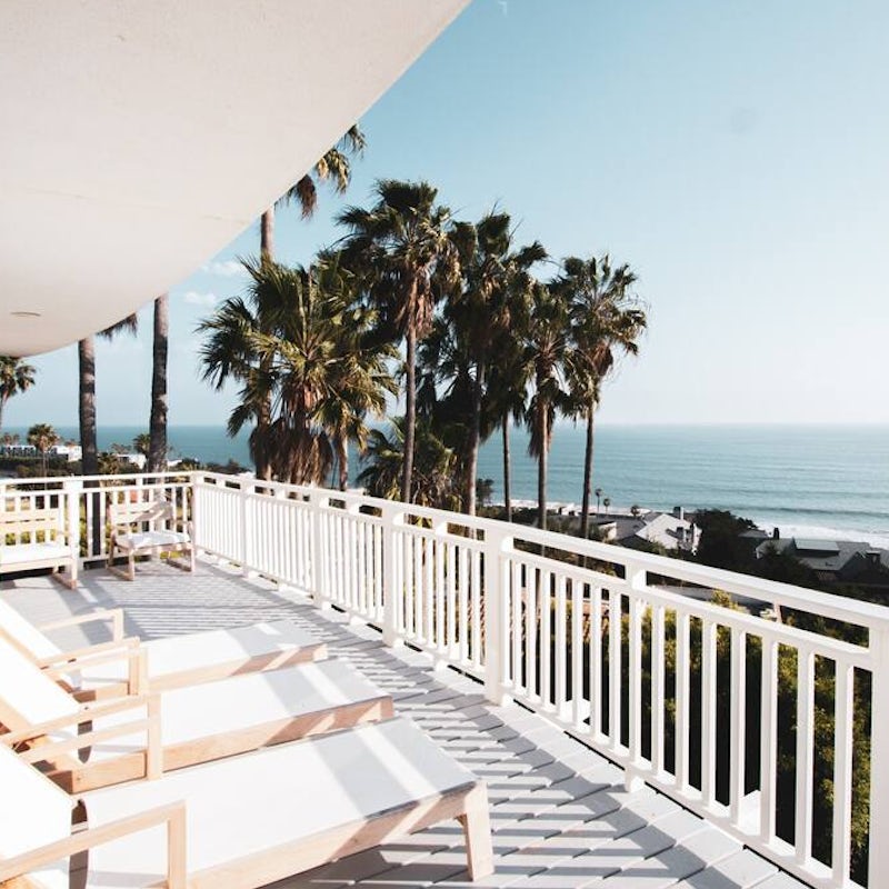 Listen to the sound of the waves as you lounge on the balcony