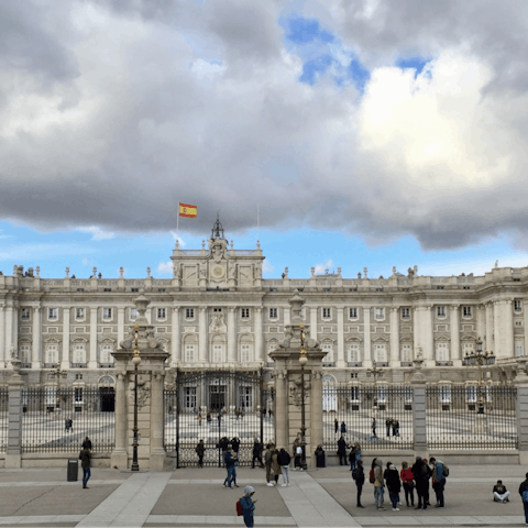 Take a twenty-minute walk to see the grand Royal Palace