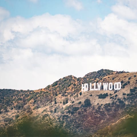 See the Hollywood sign from Griffith Observatory – a nineteen-minute drive away