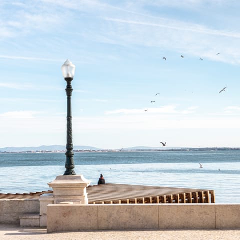 Drive an hour up to Lisbon and explore the city's rich history and gorgeous coastline