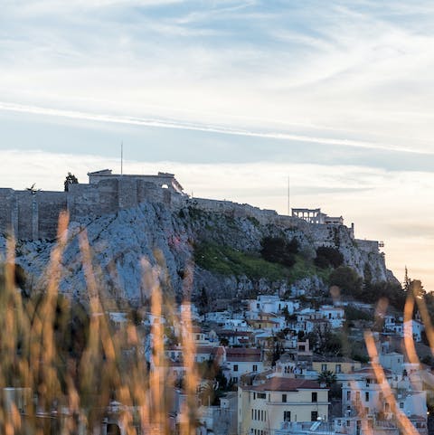 Walk to the Acropolis Museum in fifteen minutes