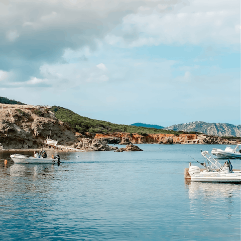 Explore Ibiza from a tranquil location in the village of Santa Agnes