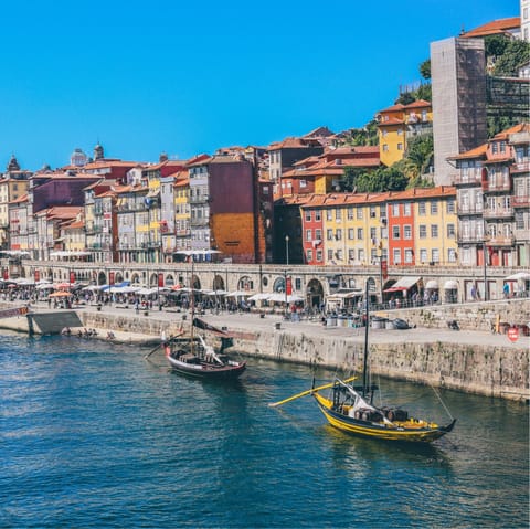 Visit Ribeira's riverfront restaurants – they're within walking distance